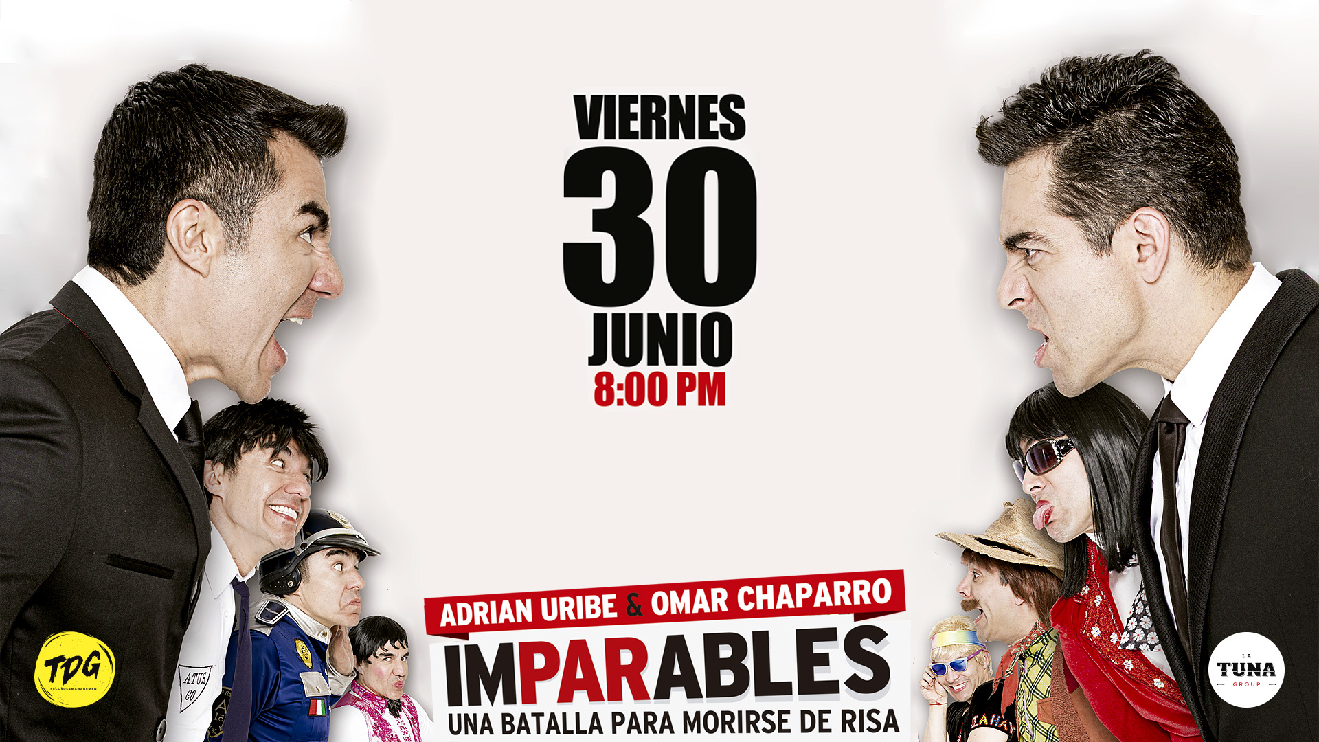 Adrián Uribe & Omar Chaparro presentan IMPARABLES, El Show!