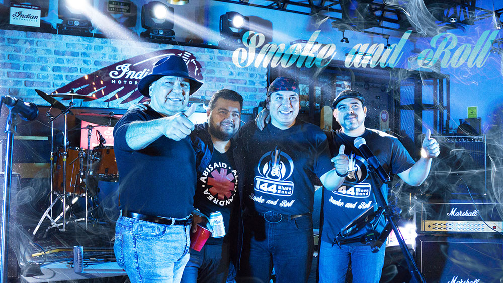 T44 Blues Band presenta #SmokeAndRoll con INDIAN MOTORCYCLE #Monterrey
