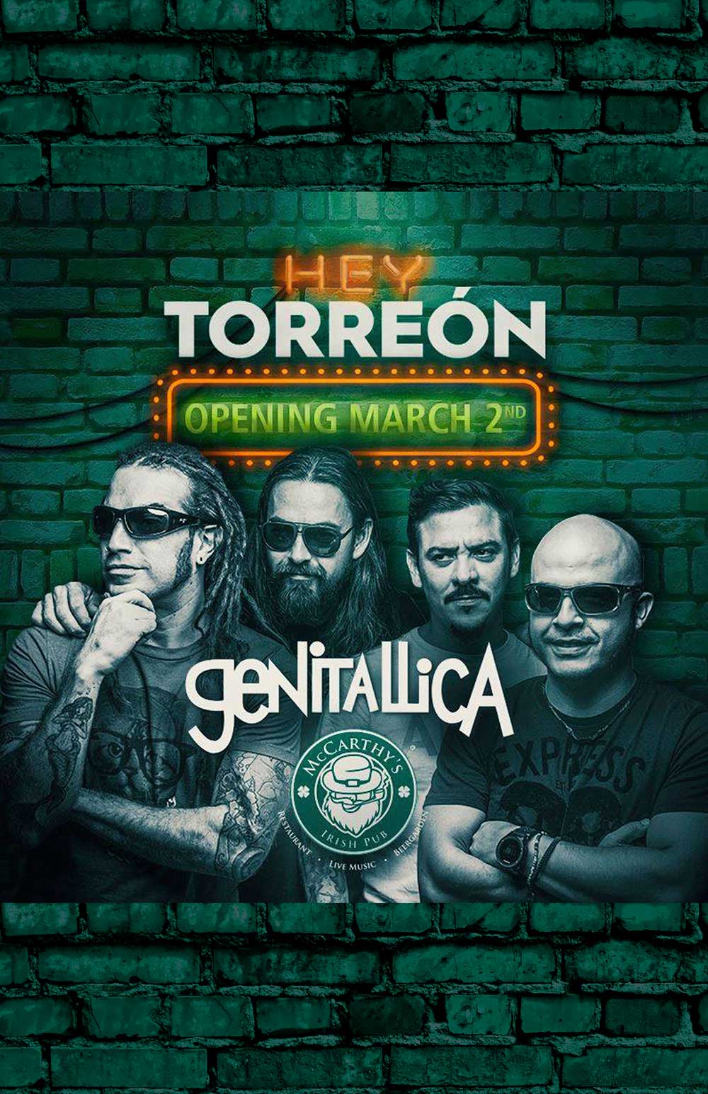 Genitallia @ McCarthy’s Torreón