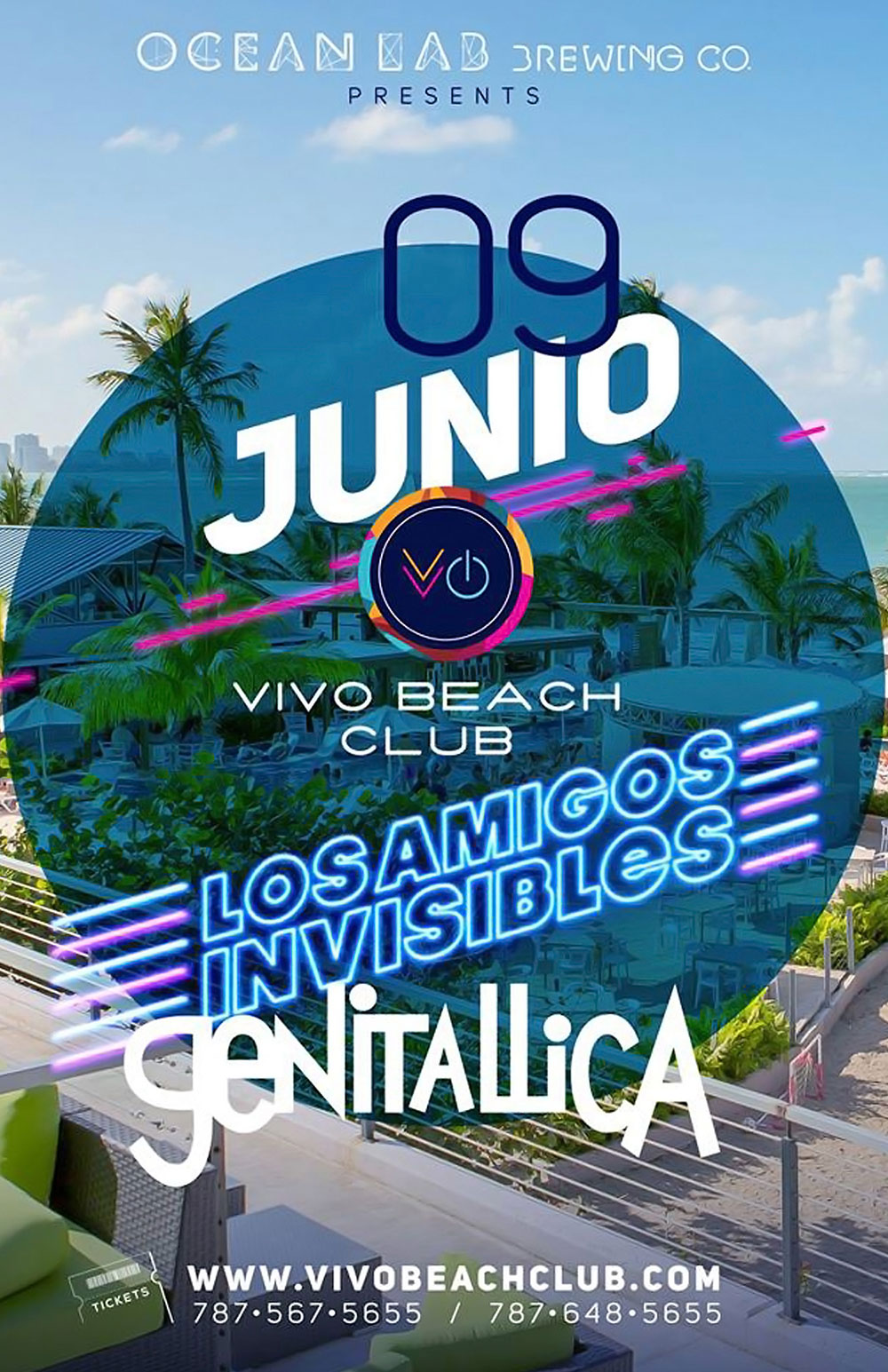 Genitallica @ VivoBeachClub (Puerto Rico)