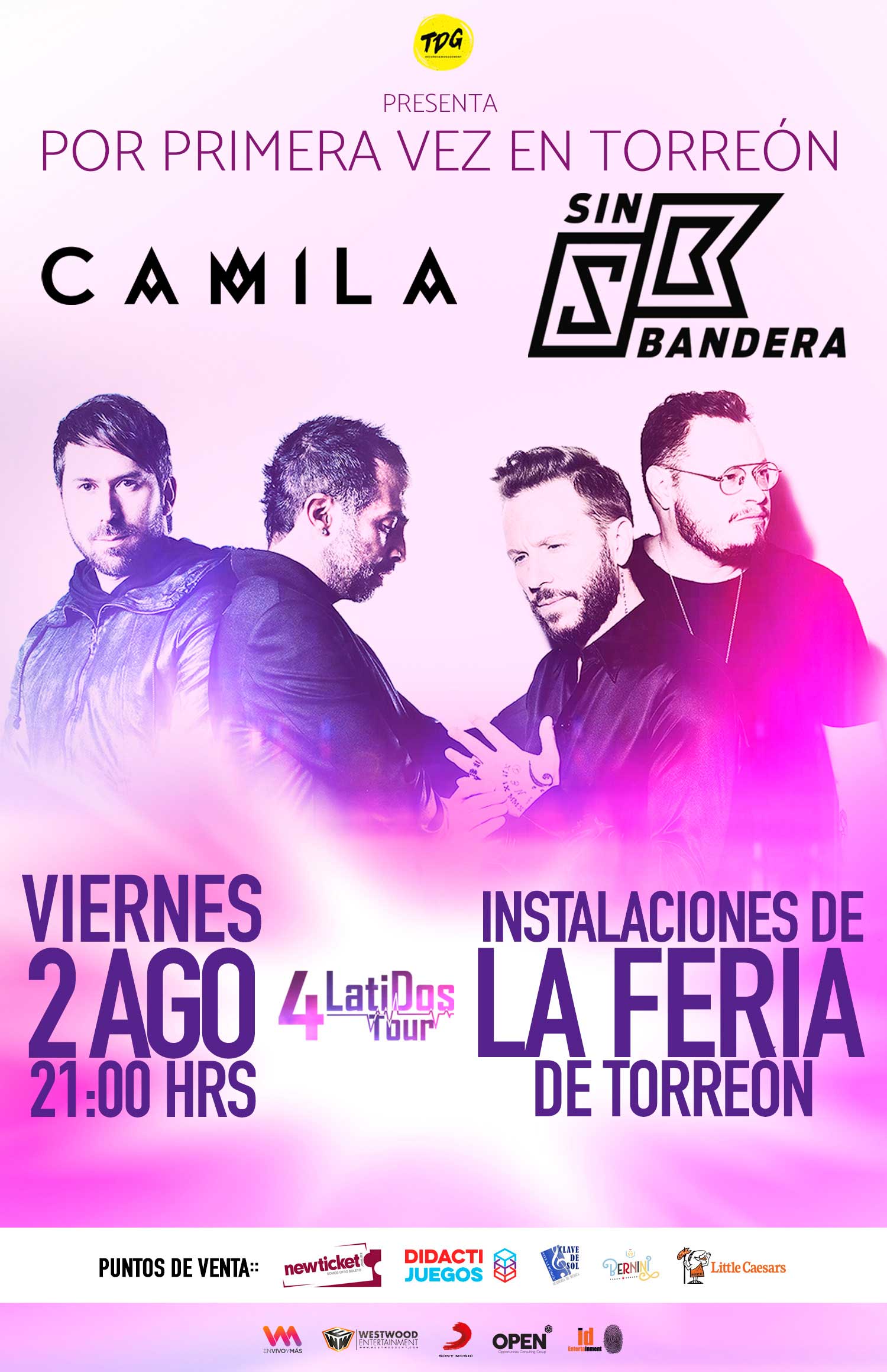 4 LATIDOS Tour en Torreón