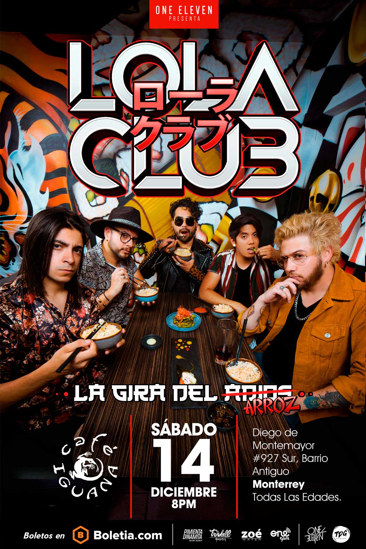 Lola Club lanza su gira: «La Gira del Adiós Arroz»