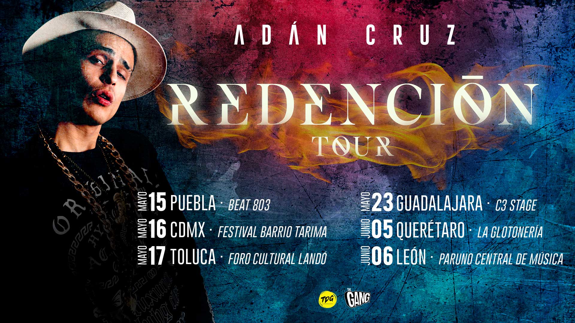 ADÁN CRUZ lanza la primera parte de su gira: «REDENCIÓN»