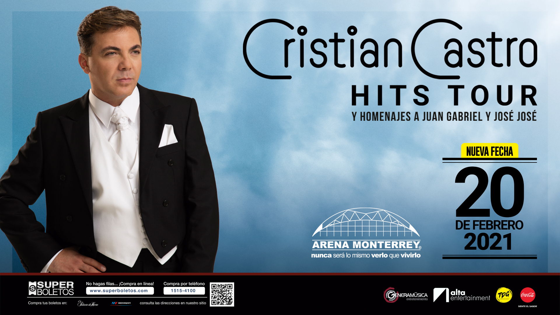 Cristian Castro confirma NUEVA FECHA en Monterrey
