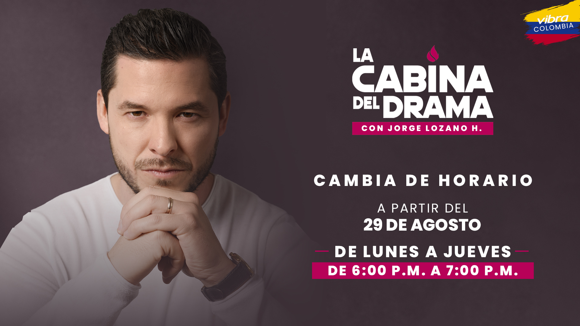 «La Cabina del Drama» en Colombia cambia de horario.