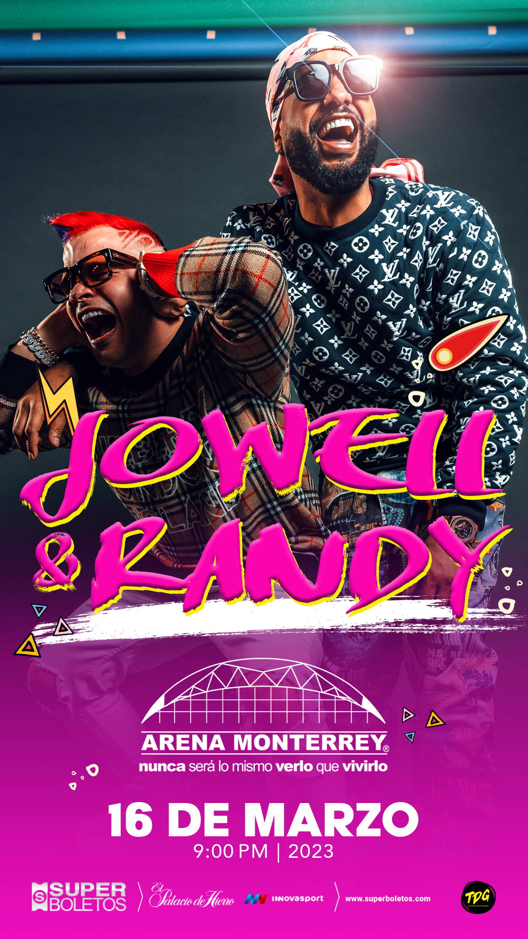Jowell y Randy en Monterrey